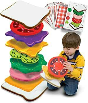 Melissa and doug sandwich stacking sales game