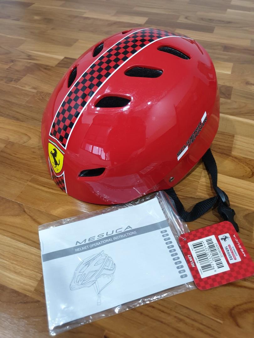 ferrari bicycle helmet