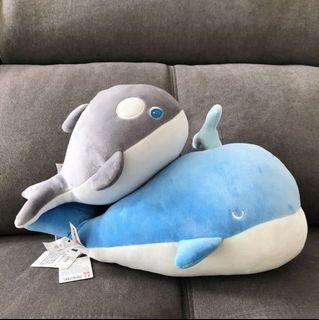 miniso whale stuffed toy