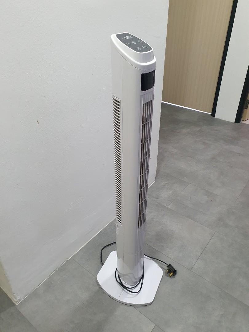 Mistral Tower Standing Fan with remote control, Furniture & Home Living, Lighting & Fans, Fans