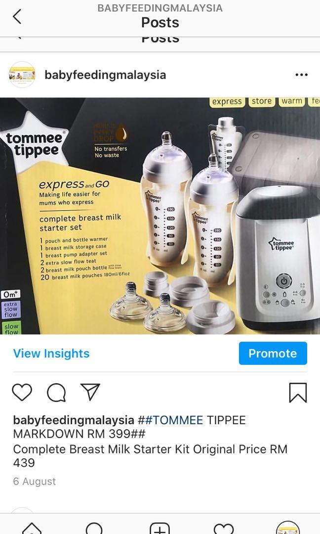 tommee tippee perfect prep breast milk