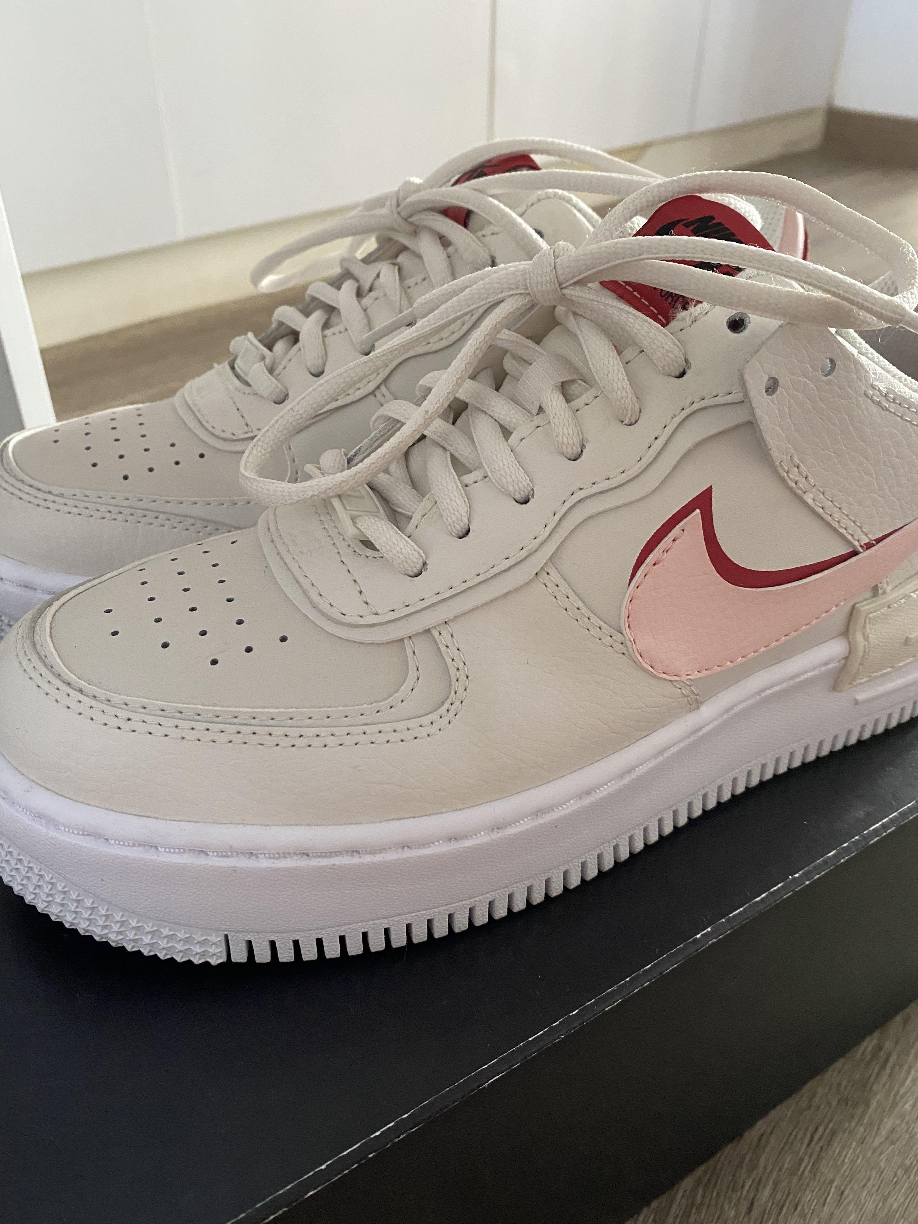 Nike Air Force 1 Shadow Phantom Pink, Women's Fashion, Footwear, Sneakers  on Carousell