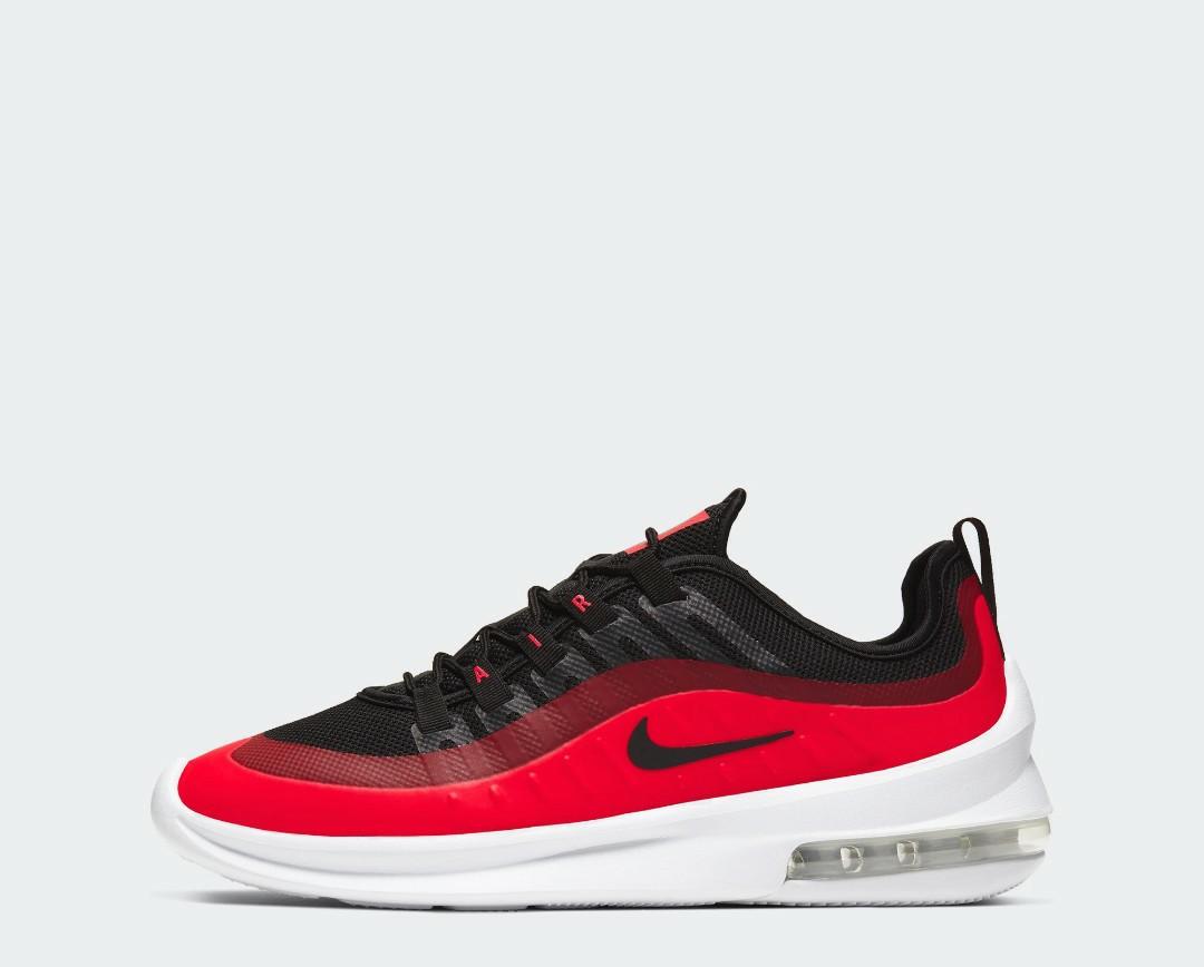 Nike Air Max Axis red black white original BNIB Fesyen Pria Sepatu Sneakers di Carousell