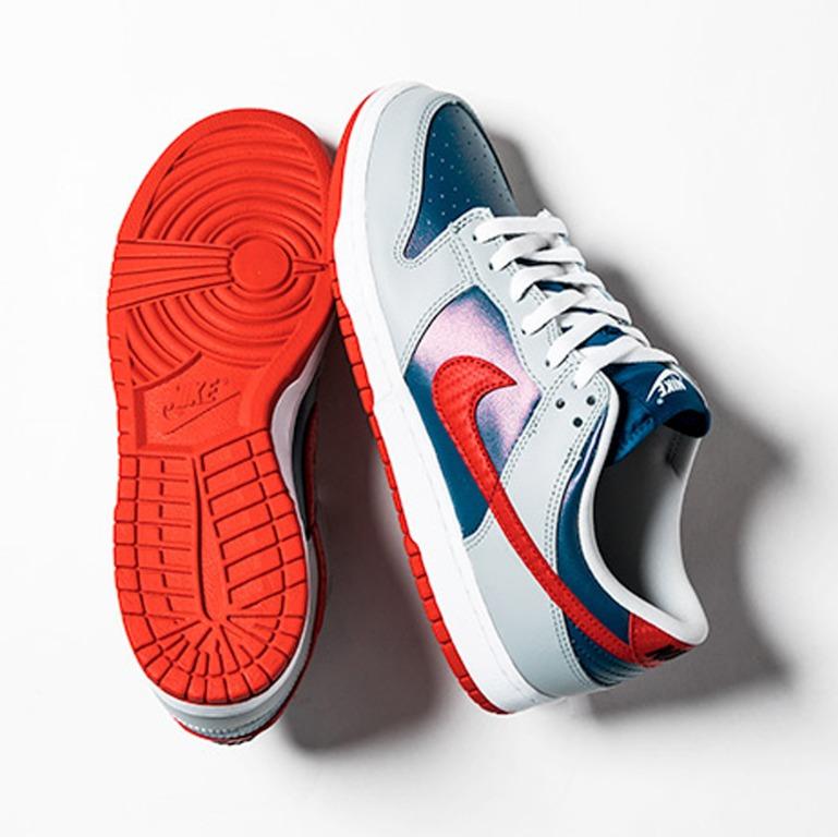 Nike” Dunk Low SP “Samba” [CZ2667-400 – Hyper Blue/Samba-Silver]  (US6.5/UK6/EU39), Men's Fashion, Footwear, Sneakers on Carousell