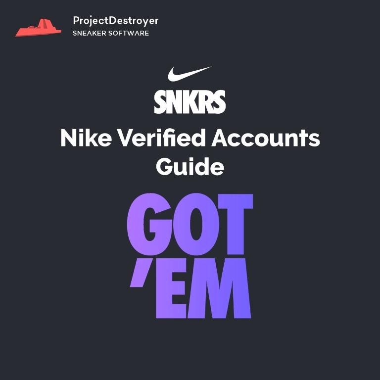 Verified discount snkrs account