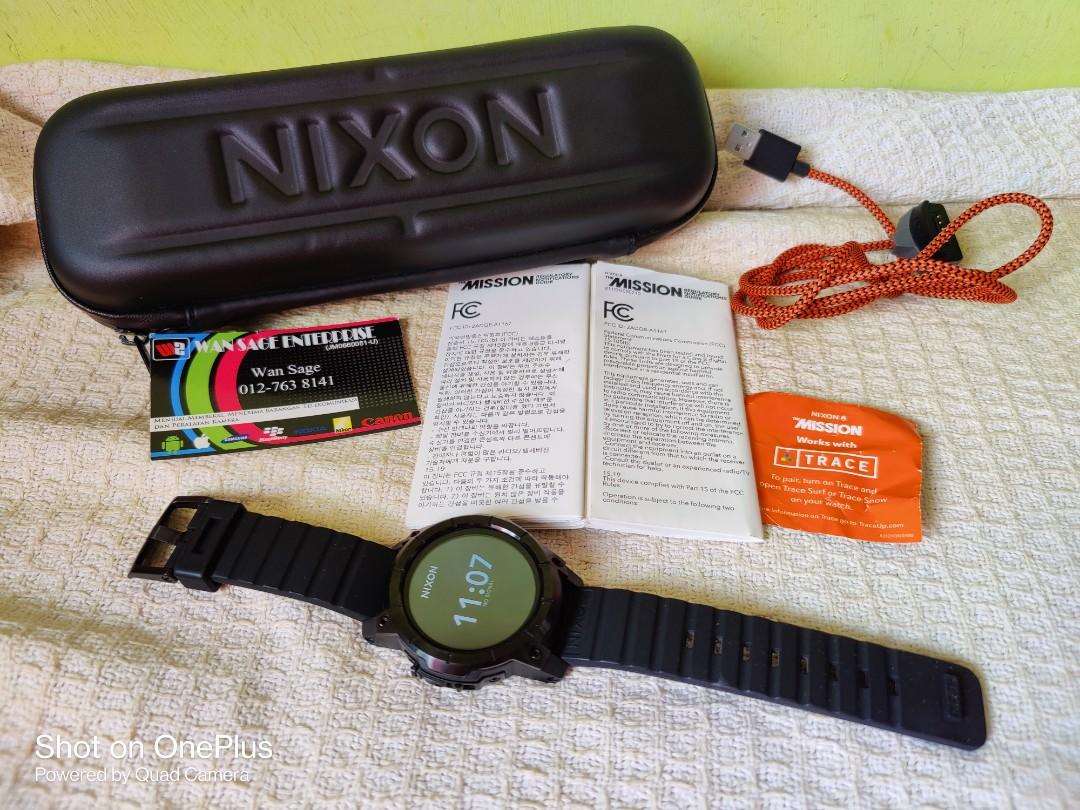 nixon mission action sports smartwatch a1167