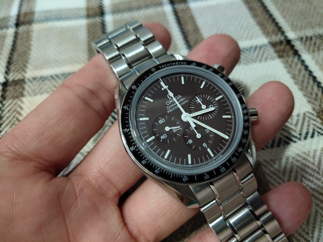 Omega Speedmaster anniversary chocolate 