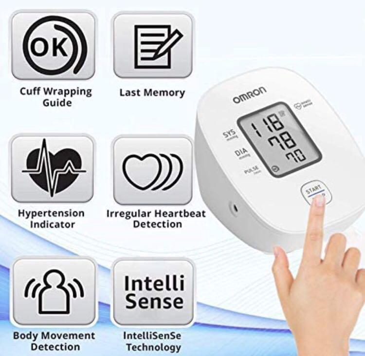 Omron M2 Basic Digital Intellisense Blood Pressure Monitor, Health