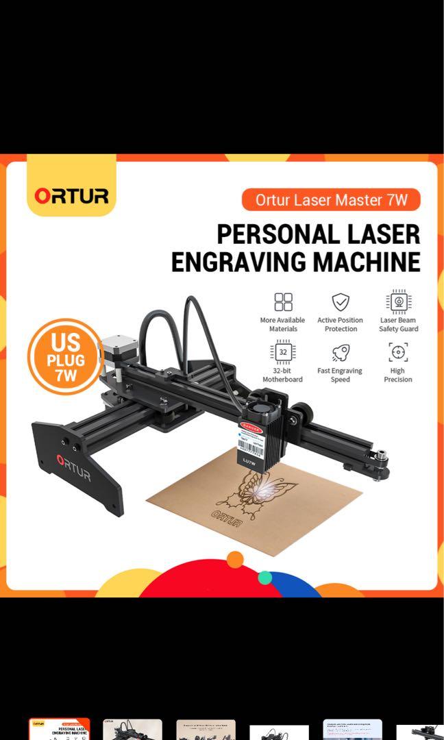 Ortur Laser Master 7W Laser Engraver Machine, Computers & Tech ...