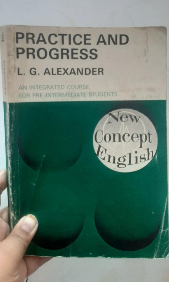 Practice and progress L.G Alexander Buku pelatihan Bahasa Inggris, Buku