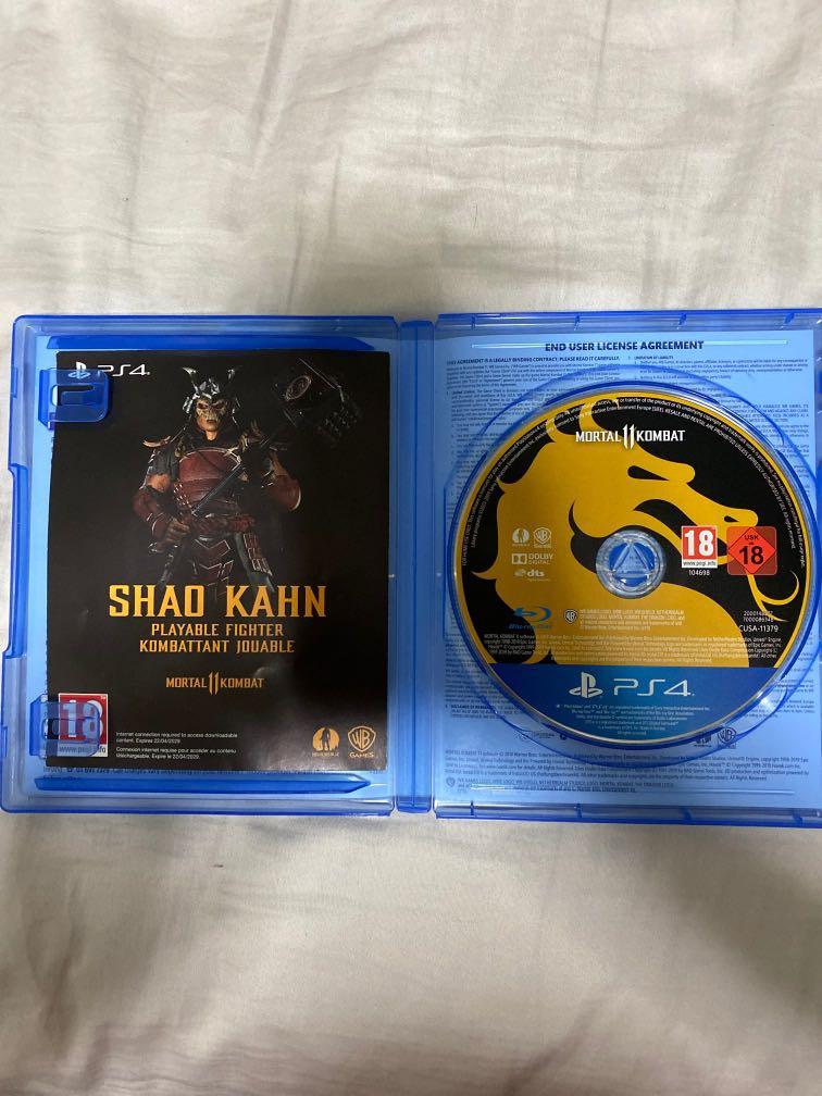 PS4 MK11 and DLC code, Toys & Games, Video Gaming, Video Games on Carousell