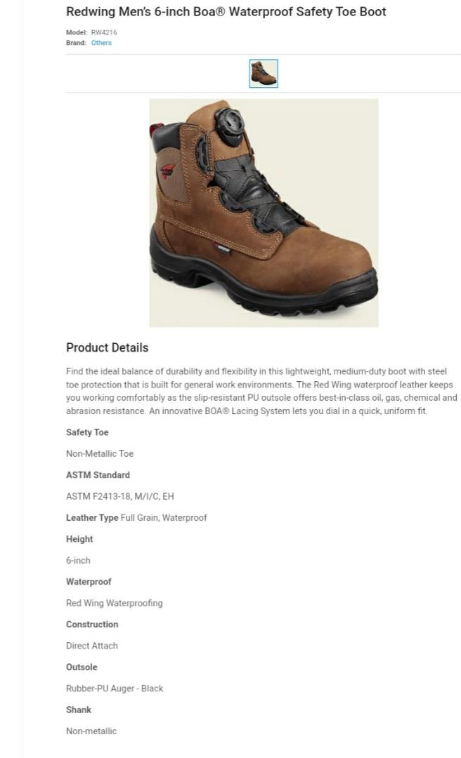 Red wing sale 4216 for sale