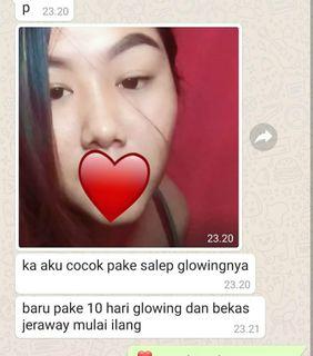 Salep glowing