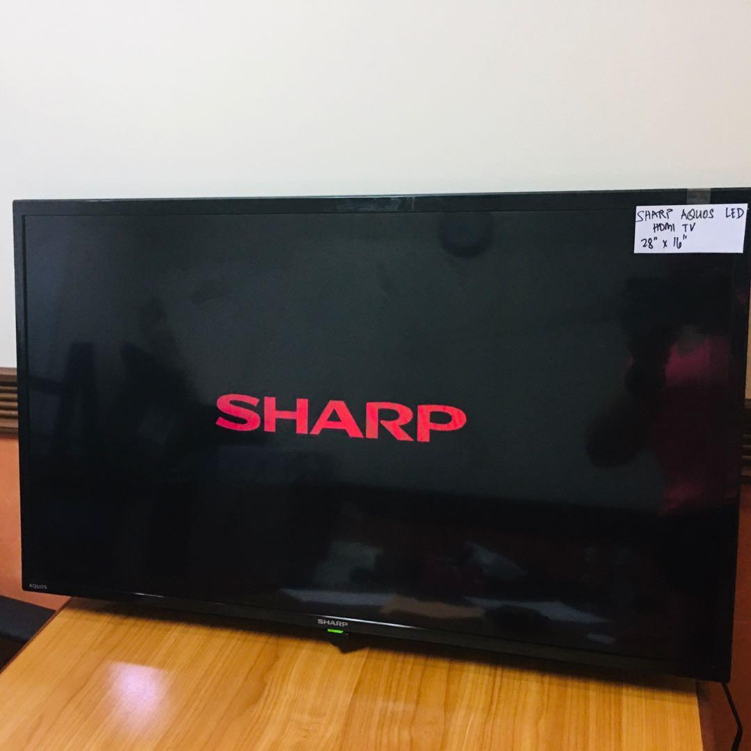 Sharp Aquos Hd Led Flat Screen Tv 32 Model Lc 32le185m P3 900 Only For Sale Tv Home Appliances Tv Entertainment Tv On Carousell
