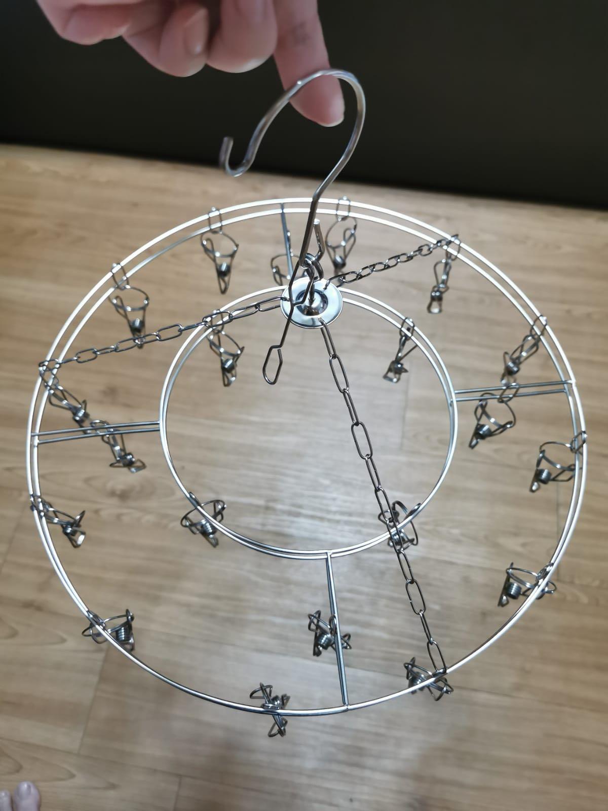 Stainless steel clothes peg hanger set, Everything Else on Carousell