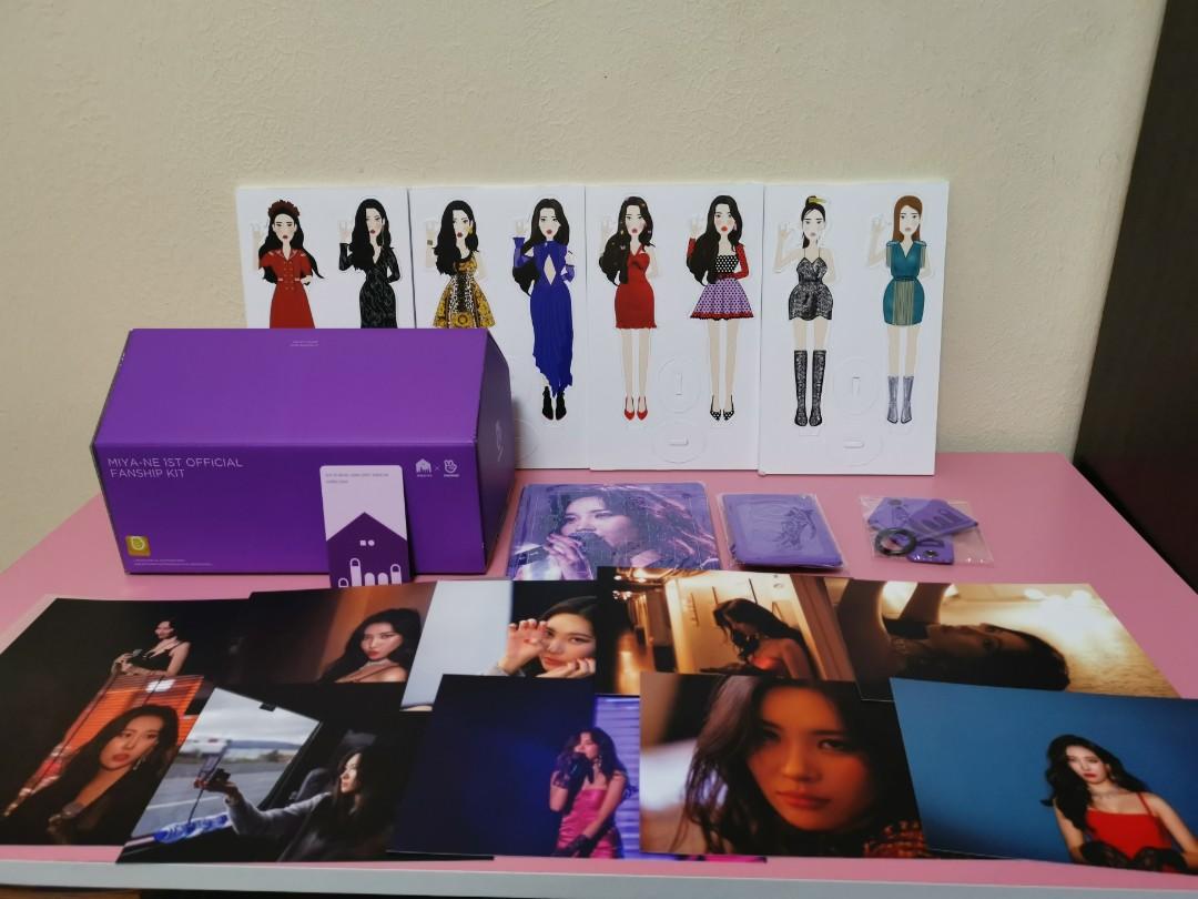 SUNMI 1ST OFFICIAL V FANSHIP KIT MIYA-NE FANCLUB, Hobbies