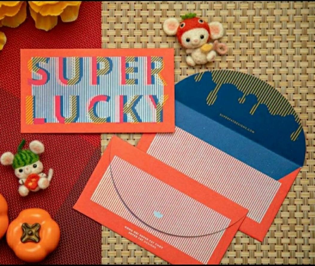 2020 Super Lucky Rainbow Shimmery Ang Pow Envelopes Design Craft Art Prints On Carousell