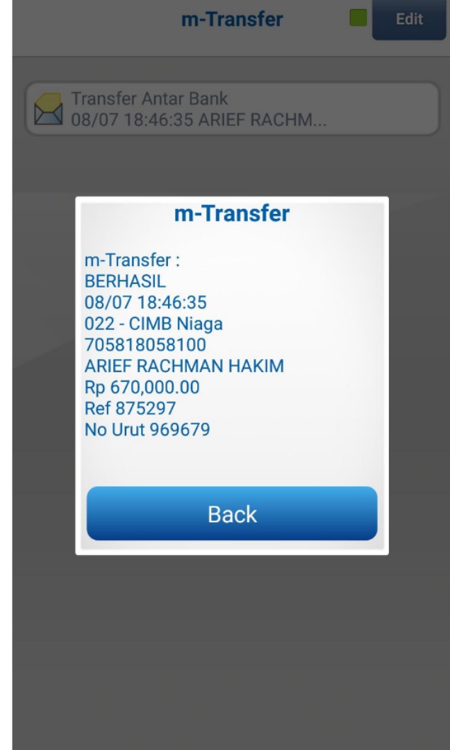 Testimoni Bukti Transfer Fesyen Wanita Tas Dompet Di Carousell
