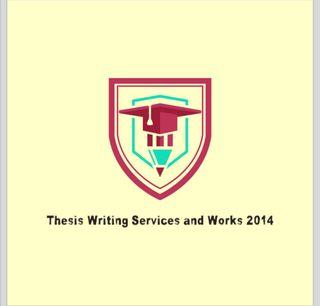 Thesis Writing Services and Works 2014