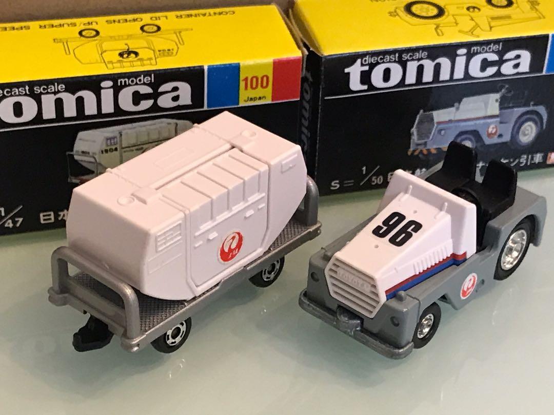 Tomica 100/96 貨櫃及牽引車日本航空日本製, 興趣及遊戲, 玩具& 遊戲類