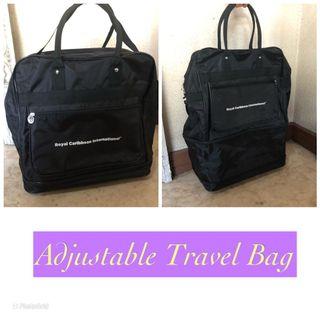 Travel Bag - adjustable - Black