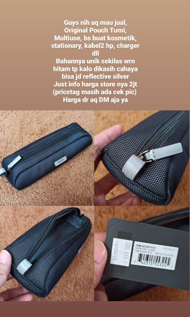 Tumi Accents Kit Pouch only, Barang 