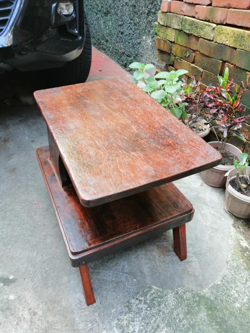 Vintage narra side table 2500, Furniture & Home Living, Furniture