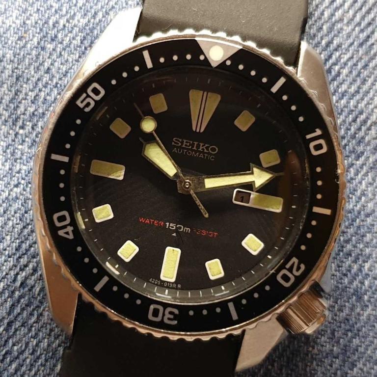 Vintage Seiko 4205-015B Scuba Diver Automatic Men's Watch, Women's Fashion,  Watches & Accessories, Watches on Carousell