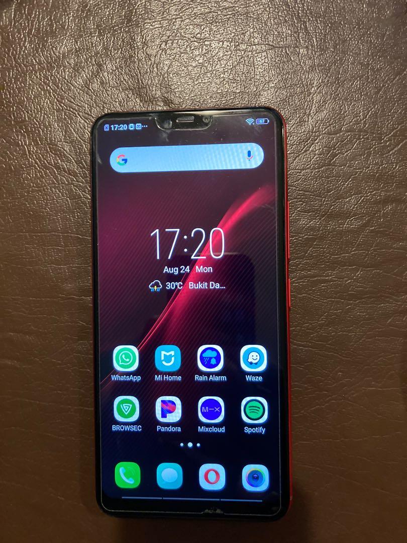 Vivo Y81 32 Gb Red Dual Sim Red Mobile Phones Tablets Android Phones Others On Carousell