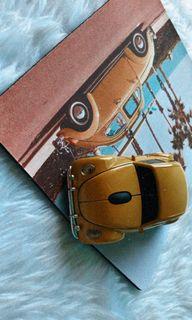 Volkswagen Beetle Wireless Mouse and mousepad