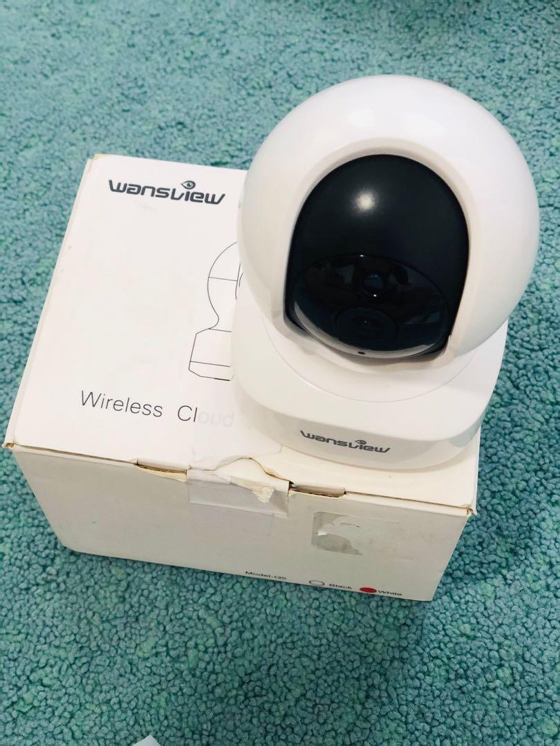 Wansview Q5 Indoor Security Camera 2K WiFi IP Pan Tilt Black
