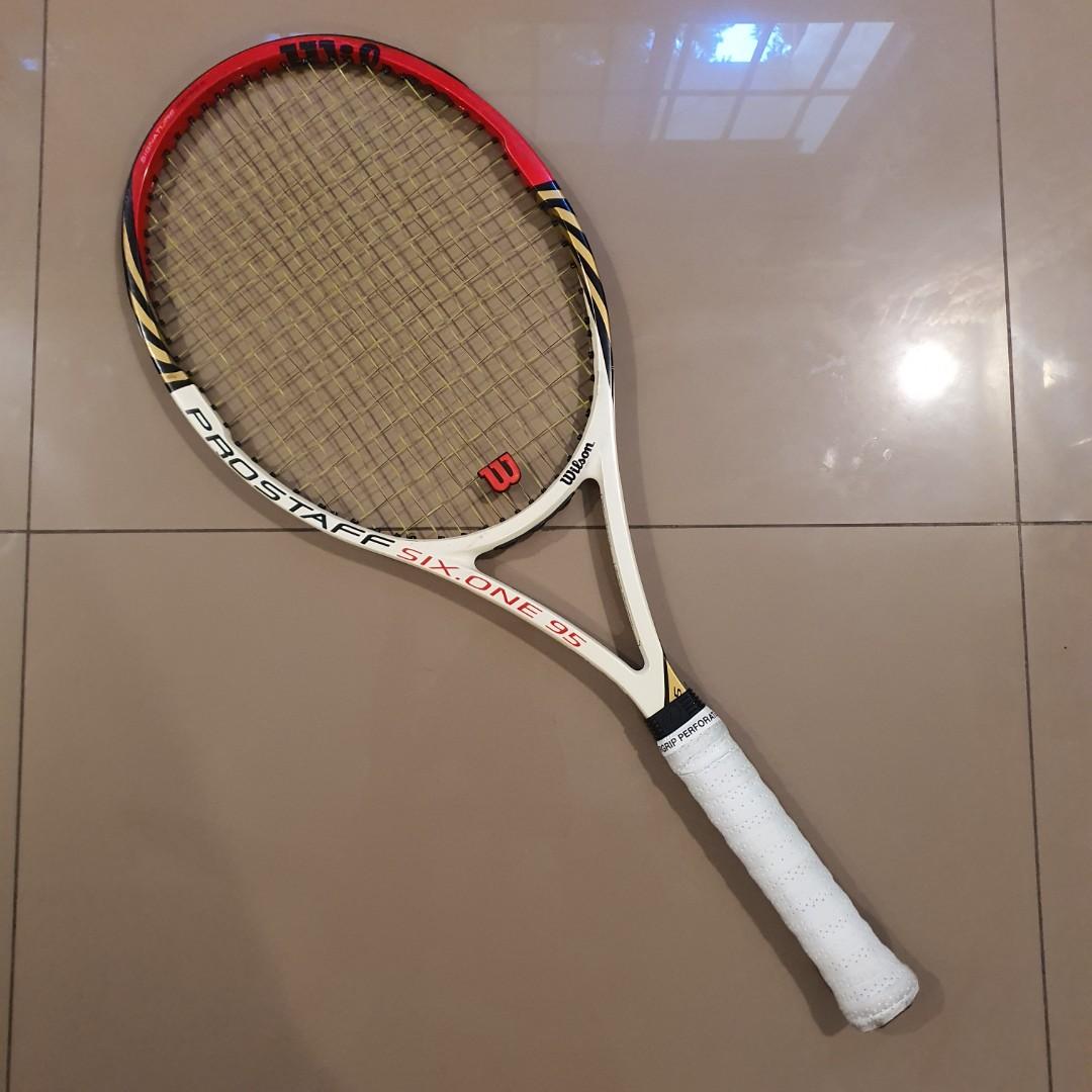 Wilson Pro Staff Six One 95 Racquet Sports Sports Games Equipment On Carousell