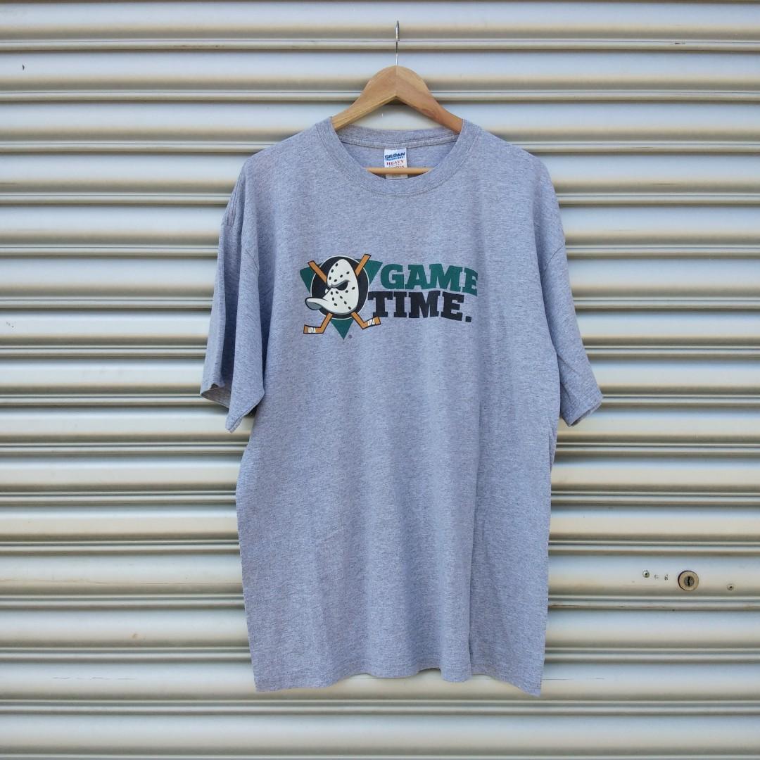 Xl Early 2000 Nhl Anaheim The Mighty Ducks T Shirt Men S Fashion Clothes Tops On Carousell