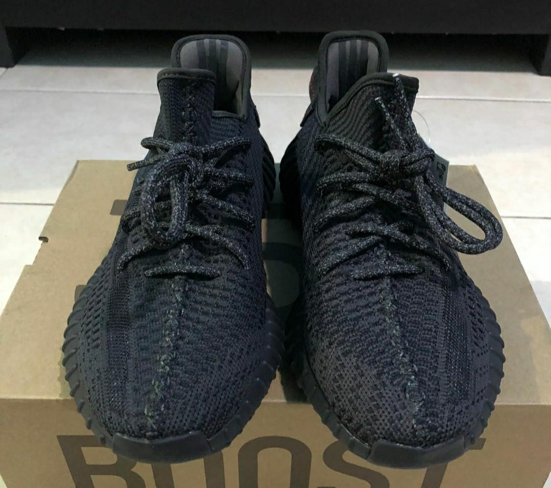 Yeezy boost 350 v2 non reflective black, Men's Fashion, Footwear, Sneakers  on Carousell