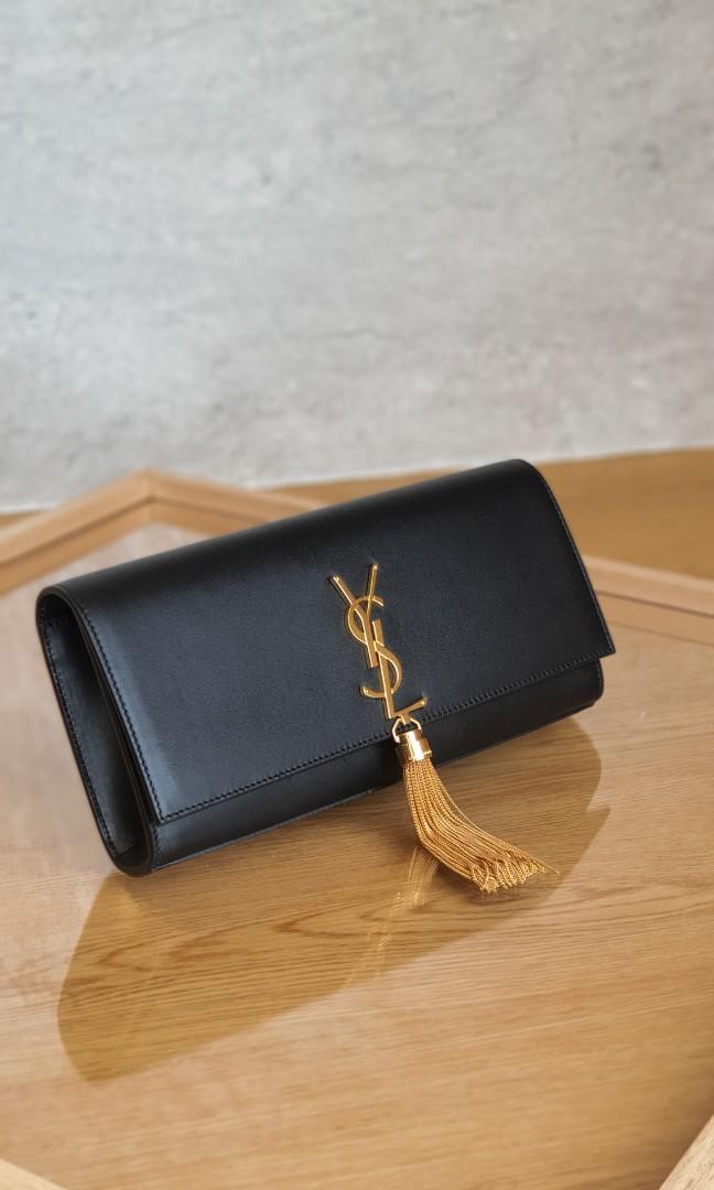 Ysl clutch deals with tassel
