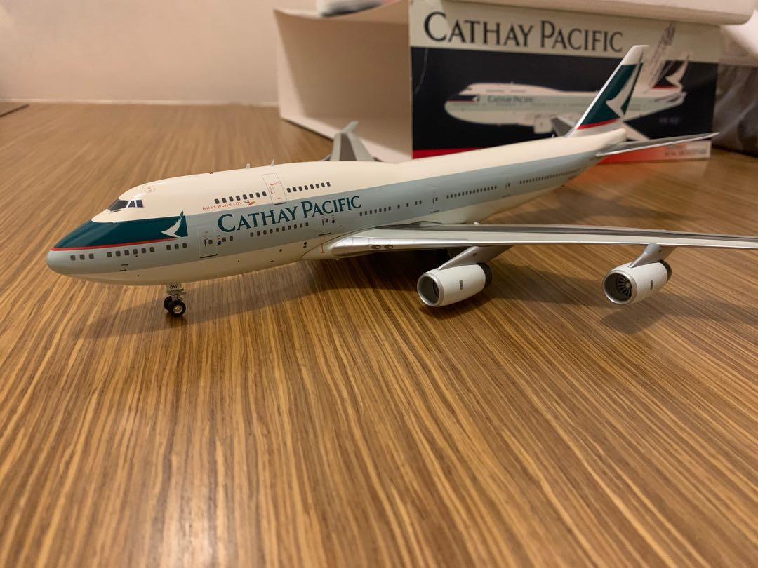 1:200 die cast CX Cathay Pacific B747-400 aircraft model 合金國泰航空波音747-400 飛機 模型B-HOW, 興趣及遊戲, 收藏品及紀念品, 明星周邊- Carousell