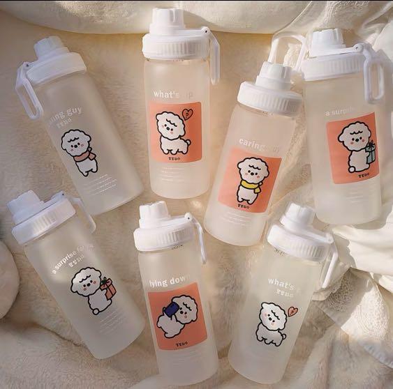 1267 Tumblr Basic Ulzzang Cute Dog Aesthetic Mini Glass Water Bottle Women S Fashion Clothes Others On Carousell The mushroom tote 💫 super cute every use brown fabric tote bag! 1267 tumblr basic ulzzang cute dog aesthetic mini glass water bottle