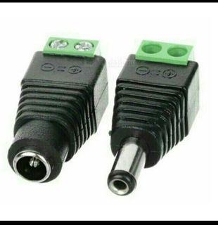 12V DC M/F Plug per piece