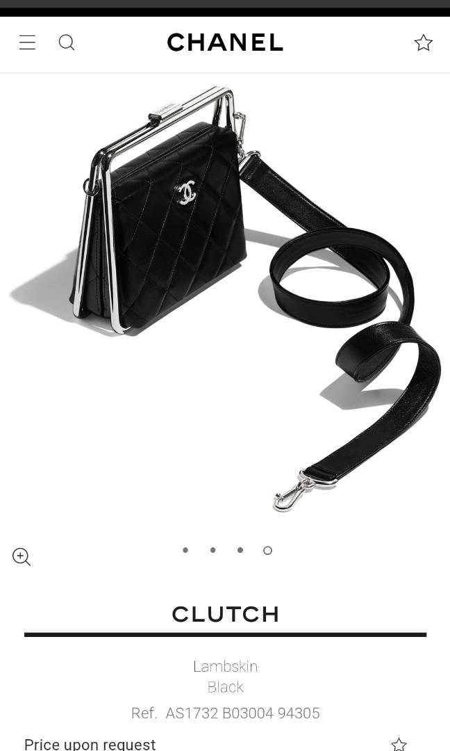 2020 Chanel Metal Frame Clutch Sling Bag $6180 incl. Ori receipt