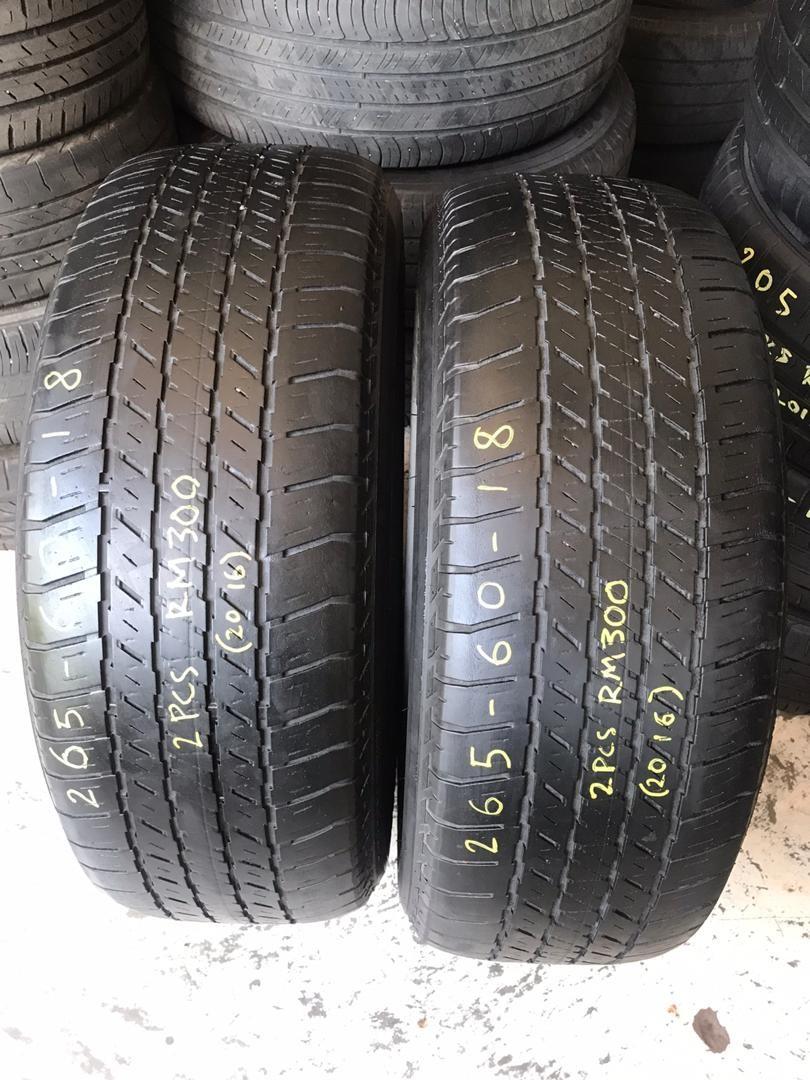 265 60 18 Bridgestone Dueler H T 2016 Auto Accessories On Carousell