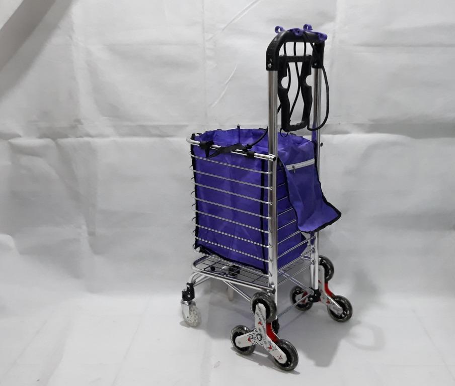 8 Wheel Aluminum Ladder Trolley (Category: Skates, Rollerblades & Scooters) located in Manila. Submitted by glenndy_07 (Listing ID 1030825922, Image 2). Description: 8 Wheels Climbing Stairs Shopping Cart Trolley Aluminum Tri-Wheel Household Vans Lightweight Foldable,Push Cart Functional Moving Platform + Hand Truck | Foldable ​ Price : P 1350 With Free USB Light for Every Purchase .