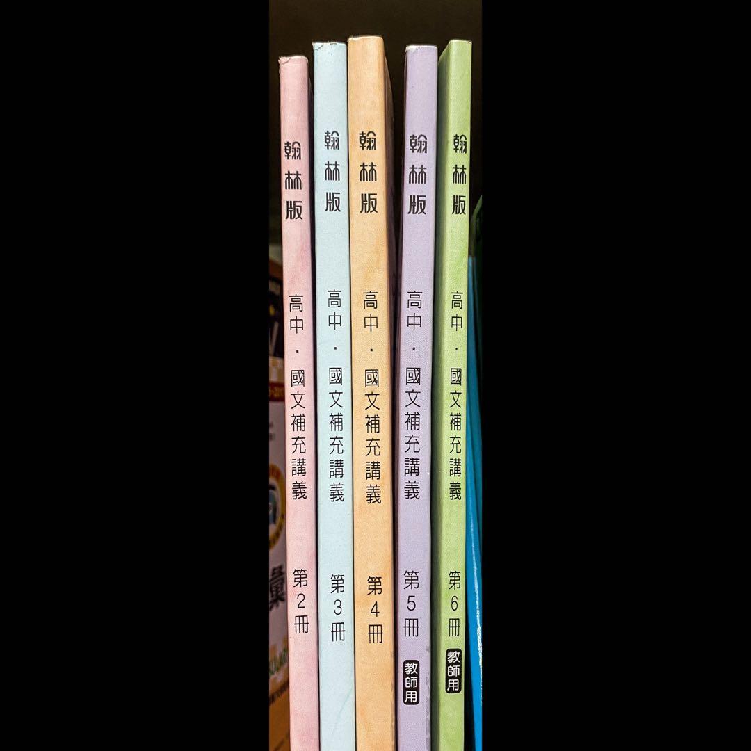 全新翰林版高中國文補充講義多件優惠學生用教師用高中學測指考國文講義 開學季 教科書在旋轉拍賣