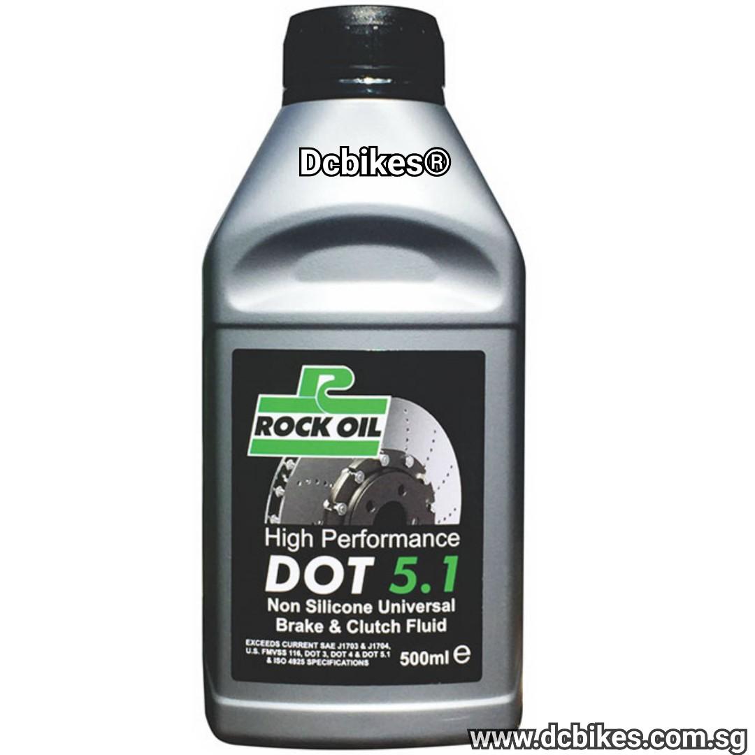 rock oil dot 5 1 hydraulic brake clutch fluid 500ml dcbikes motorcycles motorcycle accessories on carousell carousell
