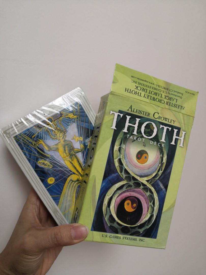 全新 Thoth Tarot Deck 托特塔羅牌, 興趣及遊戲, 書本 & 文具, 書本及雜誌 旅遊書 Carousell