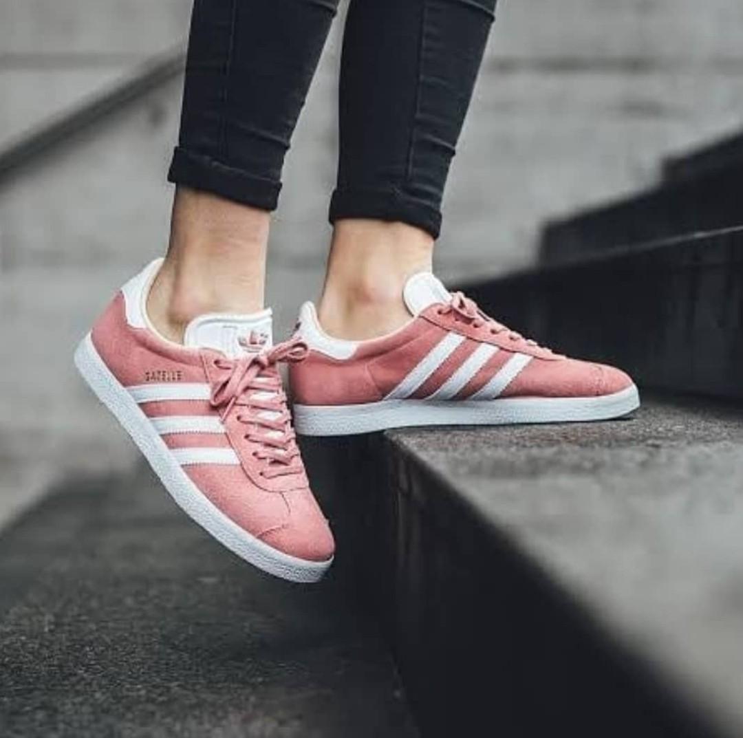 Adidas Pink, Fashion, Footwear, Sneakers Carousell