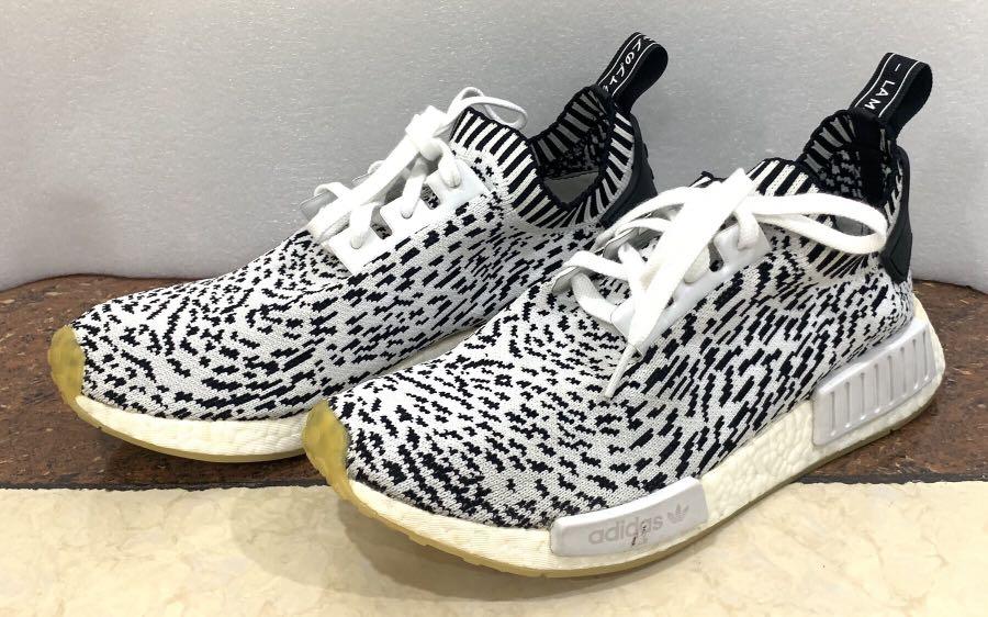 Adidas mens nmd sales runner zebra stripes