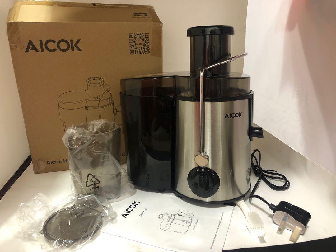 Aicok Juicer Juice Extractor Whole Fruit Juicer High Speed for Fruit