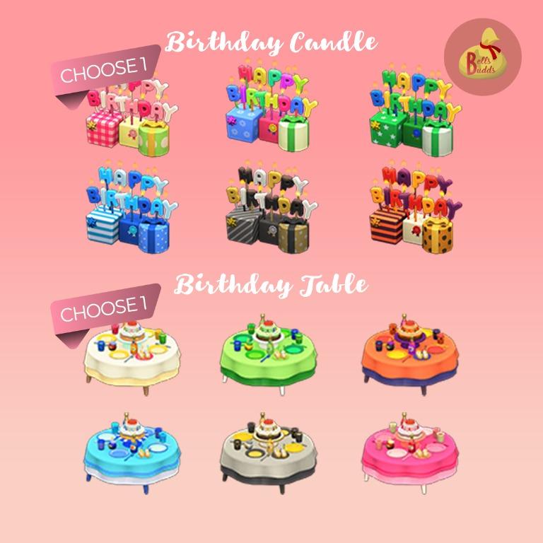 Animal Crossing Birthday Set, Video Gaming, Video Games, Nintendo on