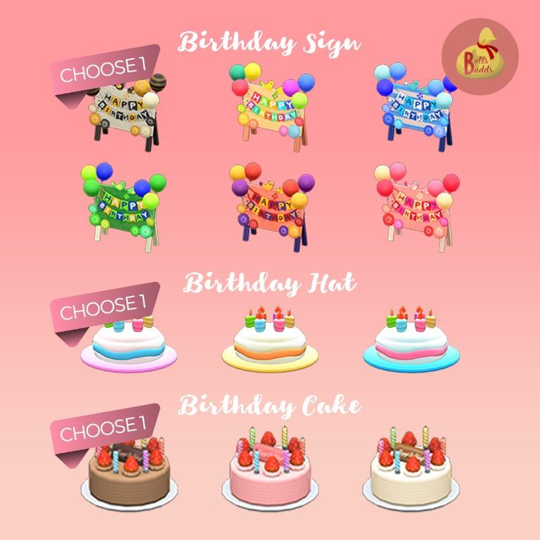 Animal Crossing Birthday Set, Video Gaming, Video Games, Nintendo on