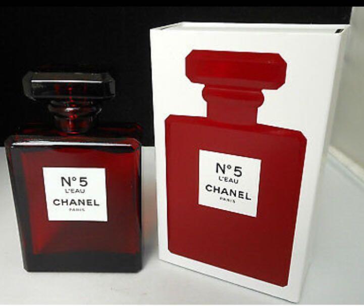Authentic Chanel N5 L’eau red edition